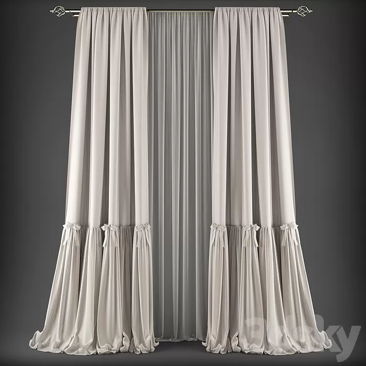 Curtains419 3D Model