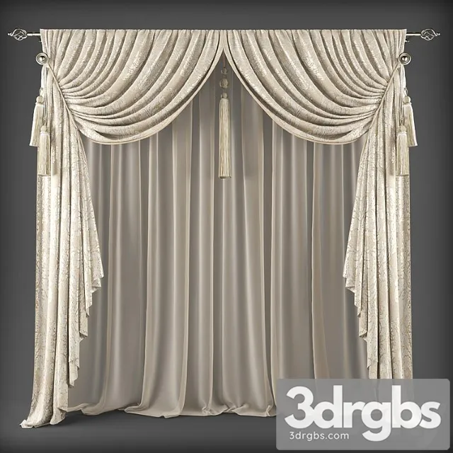 Curtains422 3D Model Free