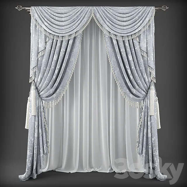 Curtains467 3D Model