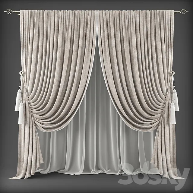 Curtains474 3DModel