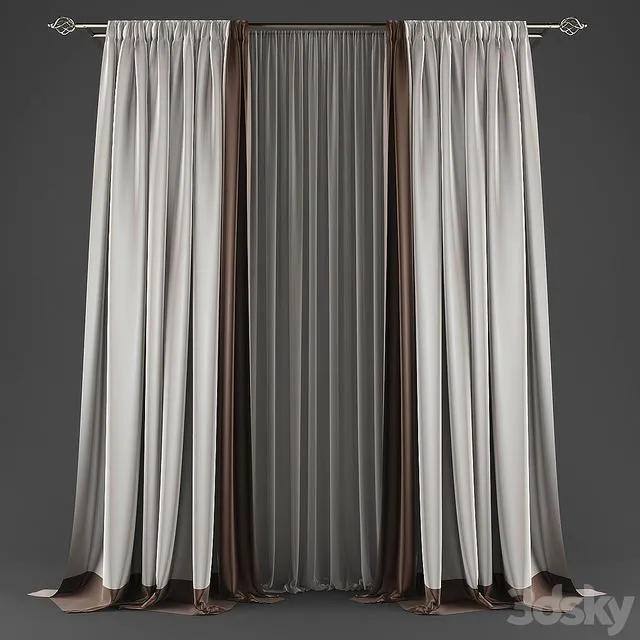 Curtains511 3D Model