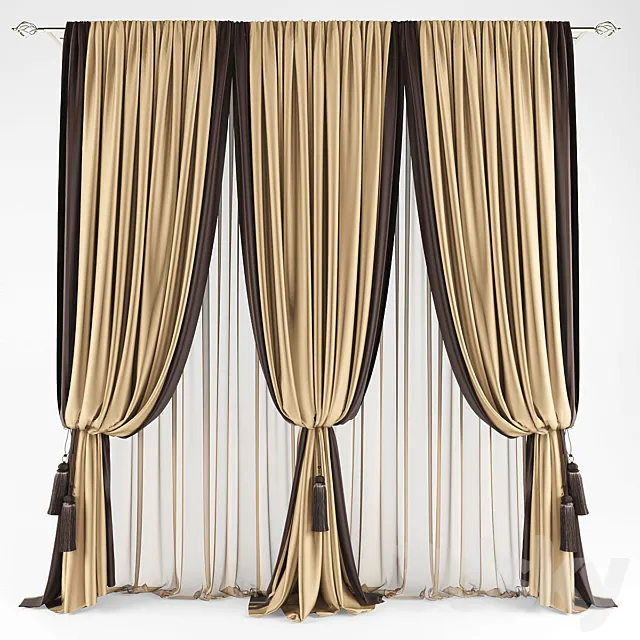 Curtains522 3D Model