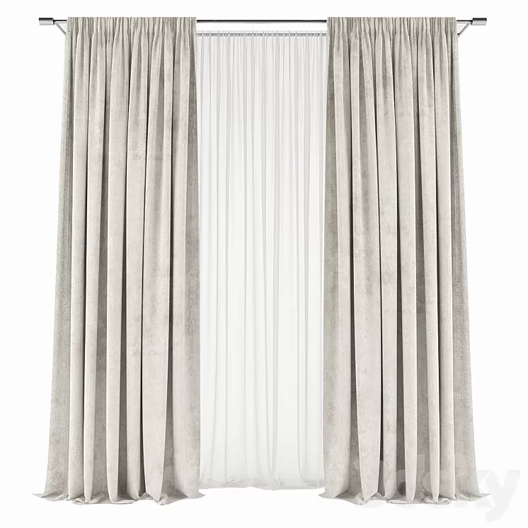 Curtains531 3D Model