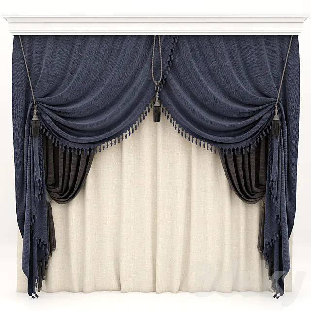 Curtains_02 3DModel