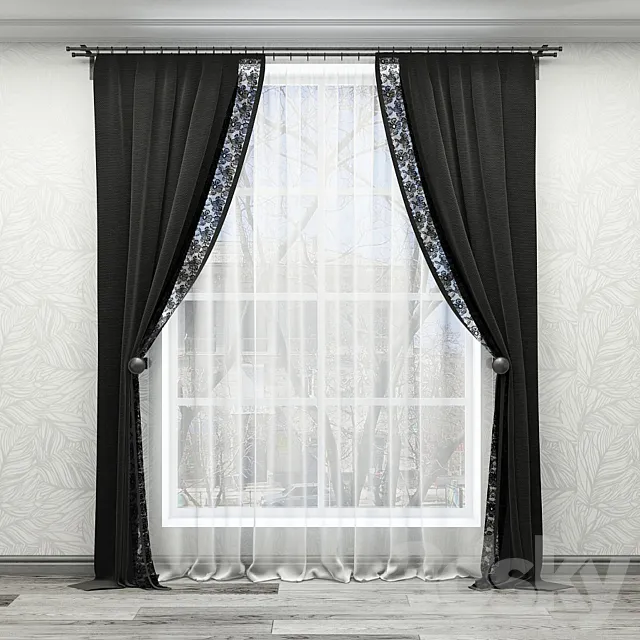Curtains_04 3DModel