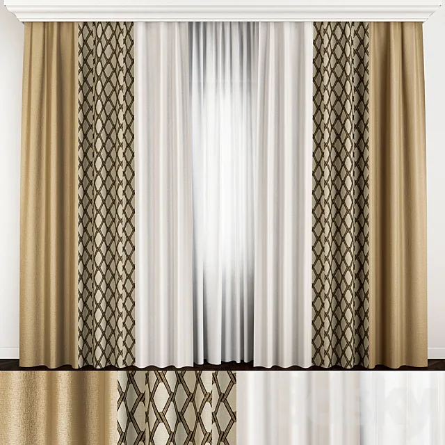 Curtains_104 3DModel
