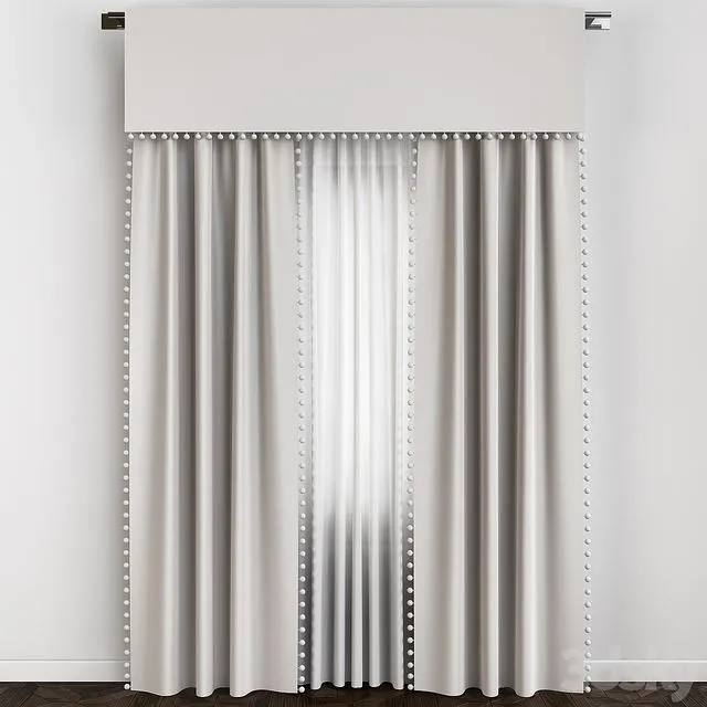 Curtains_106 3D Model