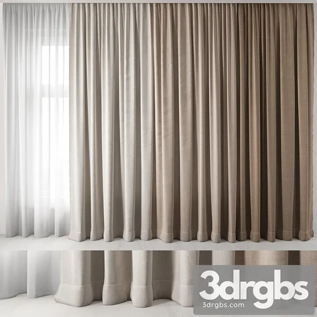 Curtains_123 3D Model Free
