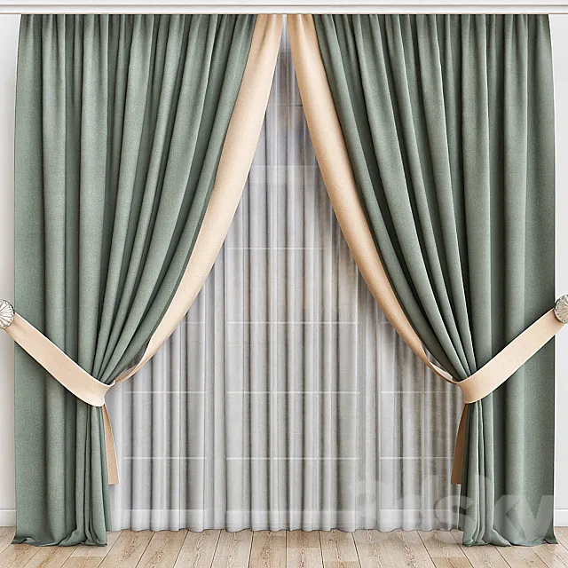 Curtains_15 3D Model