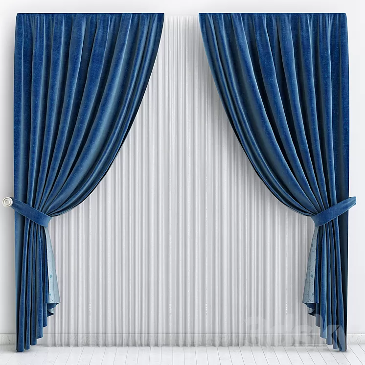 Curtains_3 3D Model