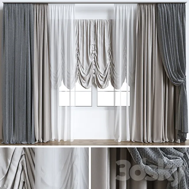 Curtains_8 3D Model