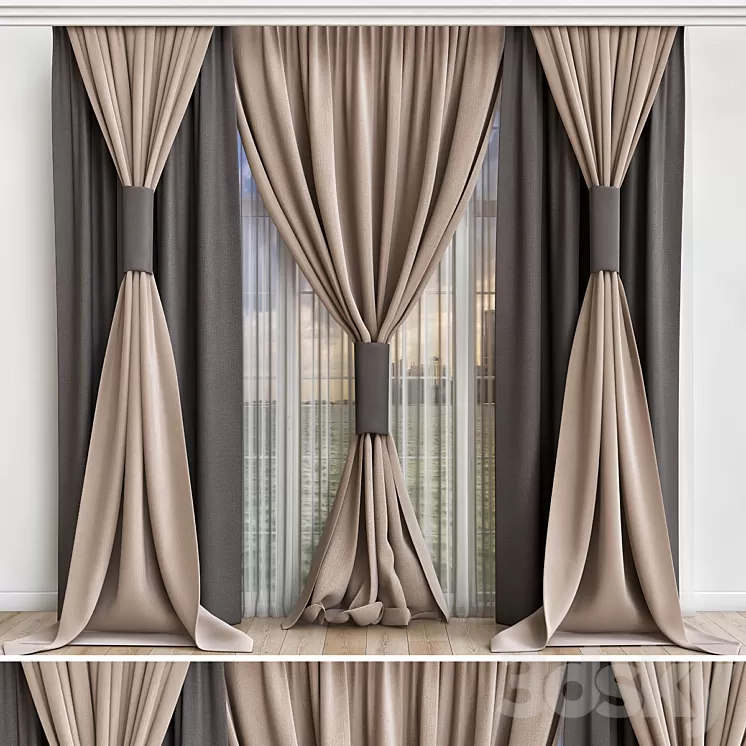 Curtains_8 3D Model