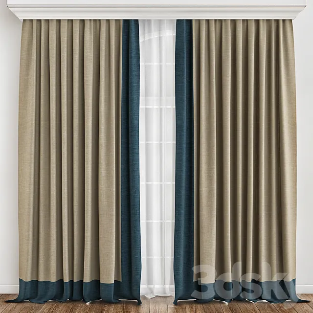 Curtains_86 3D Model