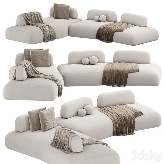 CURVE Sofa 3D Model