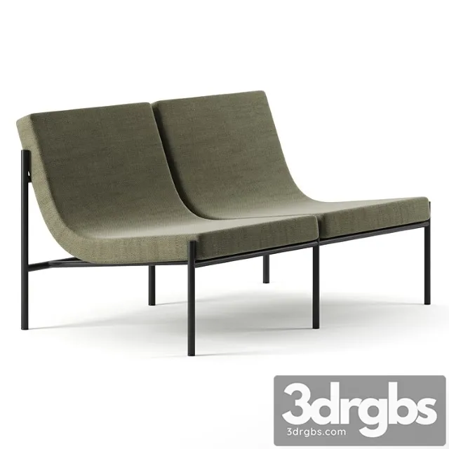 Curve sofa by serax 2 3D Model Download