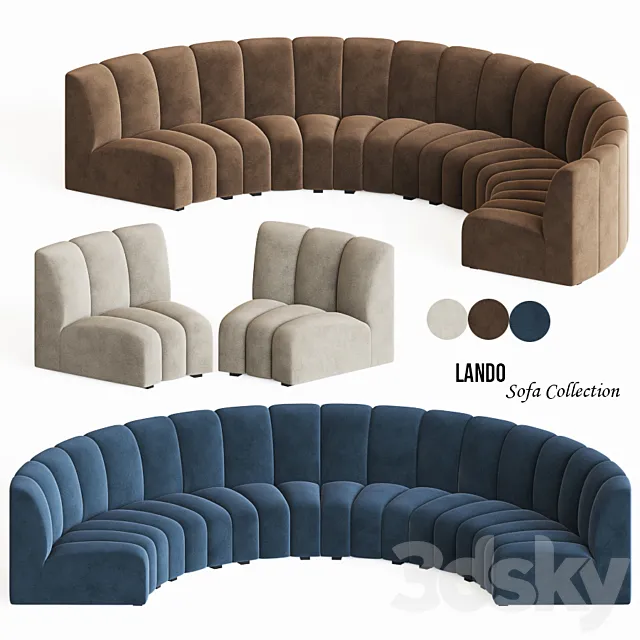 Curved Modular Sofa Eichholtz Lando Free Download