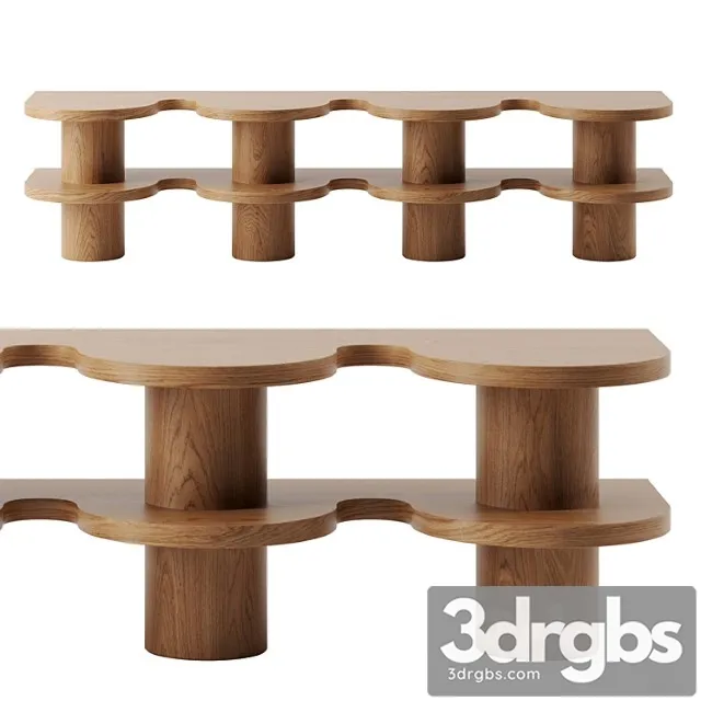 Curvy Sideboard By Gustaf Westman 3D Model Free