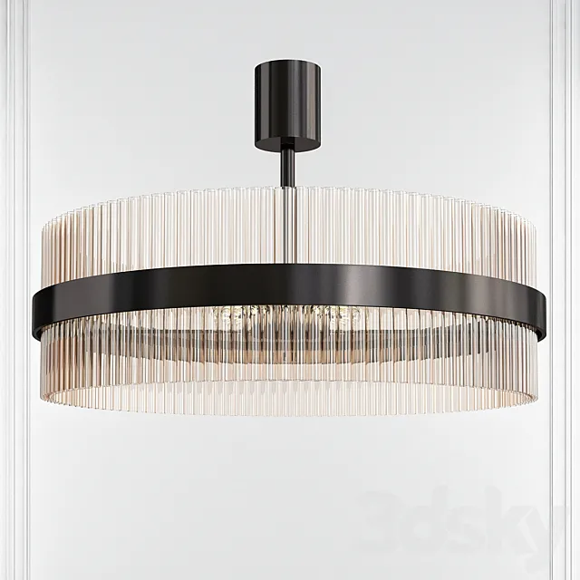 Curzon Street Drum Chandelier 3D Model