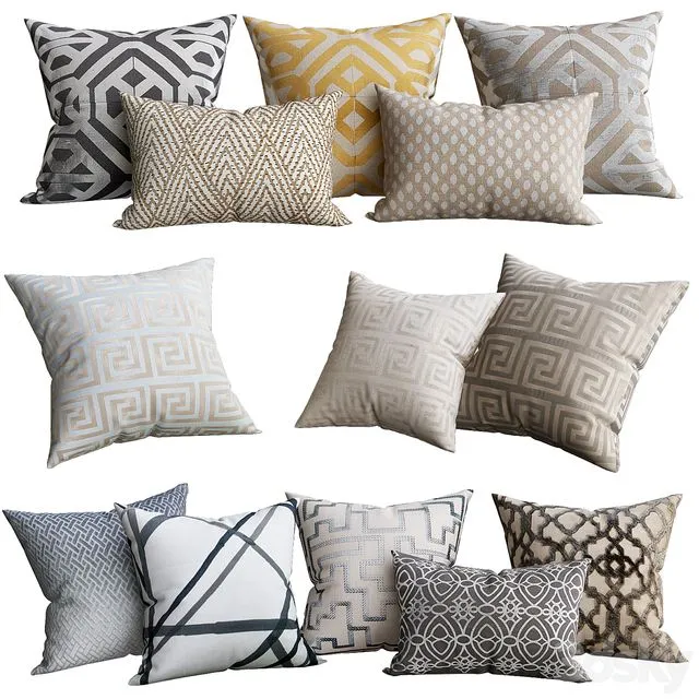 Cushion for sofa 3D Model