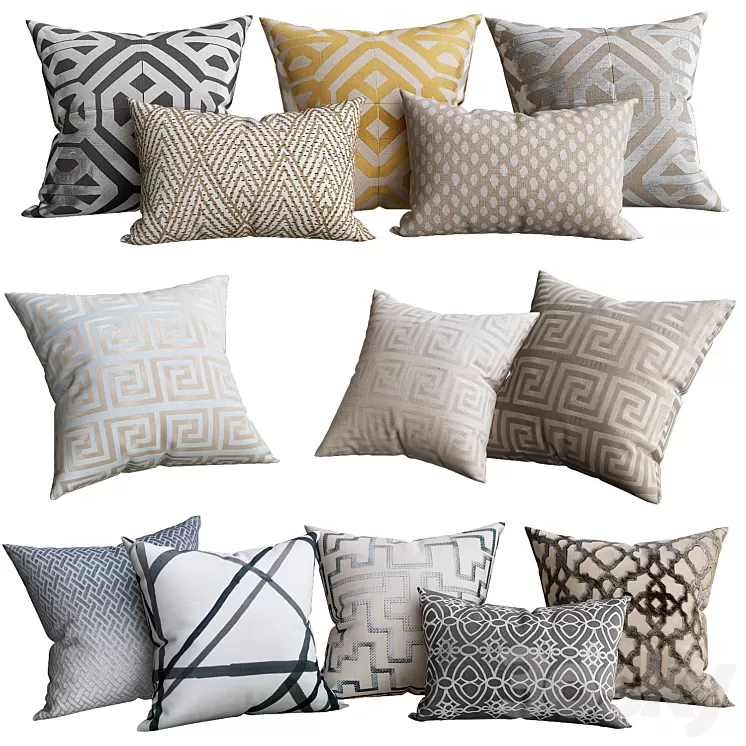 Cushion for sofa 3D Model