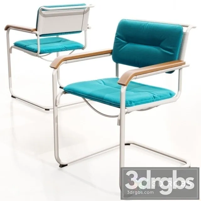 Cushion Thonet S 34 N Chair 3D Model Free
