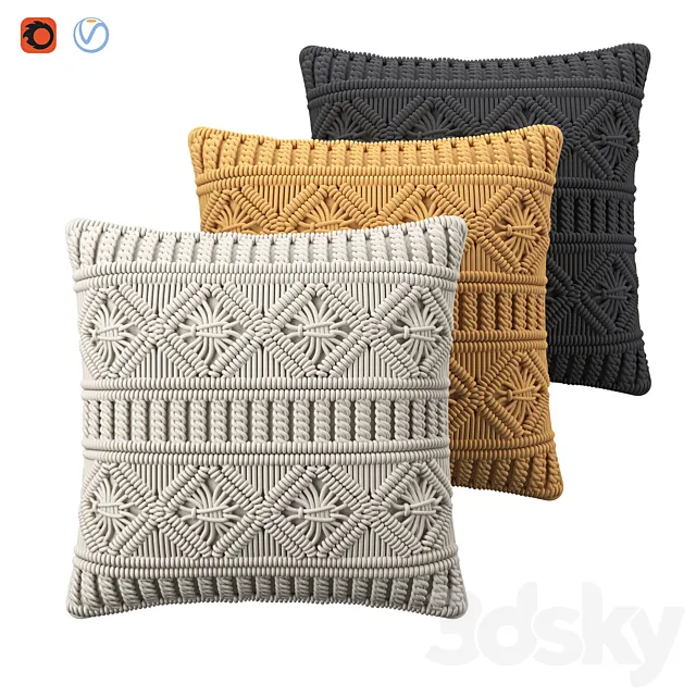 Cushions 3D Model