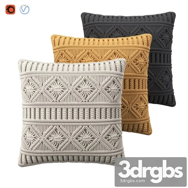 Cushions 3D Model Free