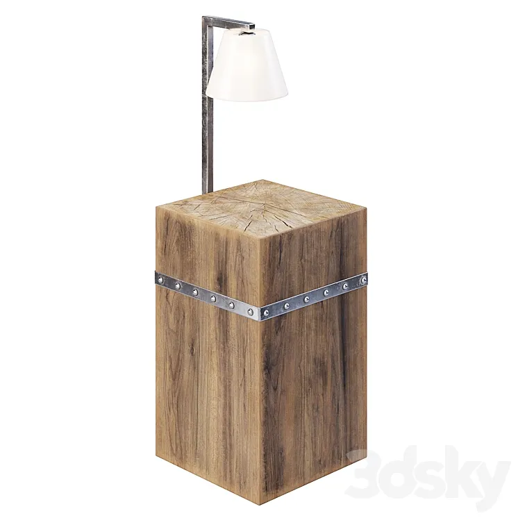 Custom Nightstand 3D Model Free