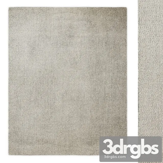 Custom sereno handwoven sisal rug rh 3D Model Free