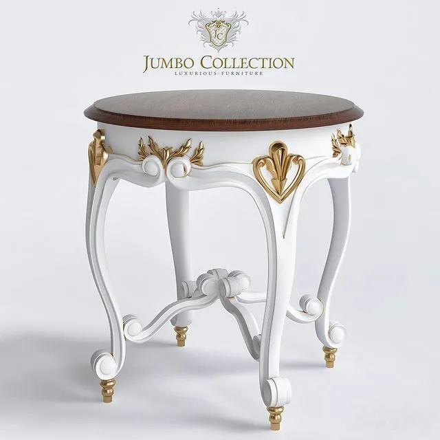 Cute french country side table 3D Model