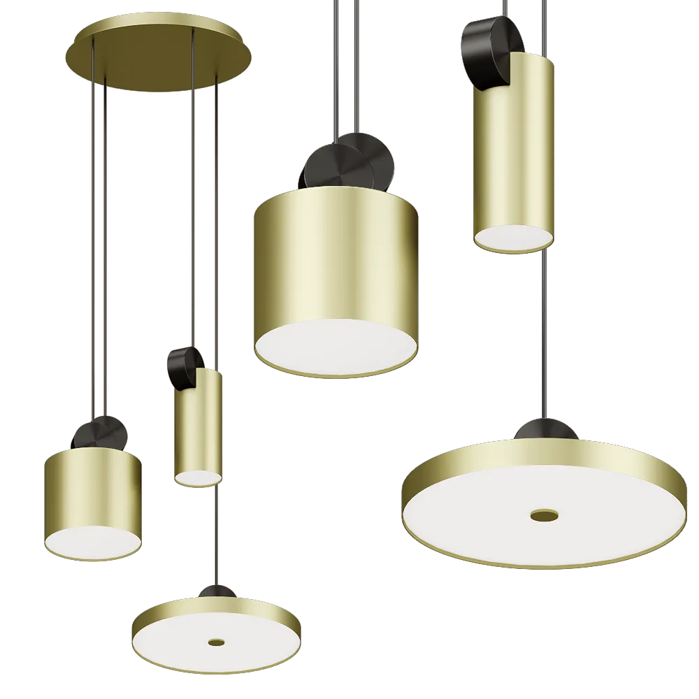 CVL  - Pendant lamp Suspension Calee V4 3D Model