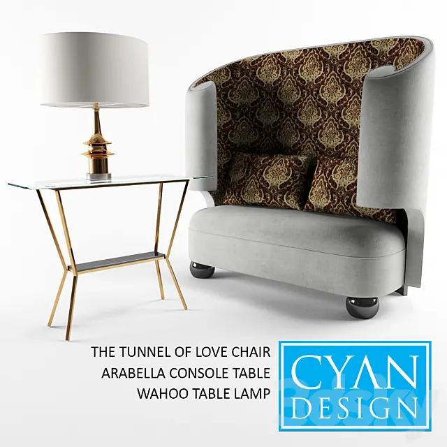 CYAN DESIGN THE TUNNEL OF LOVE CHAIR 3DModel