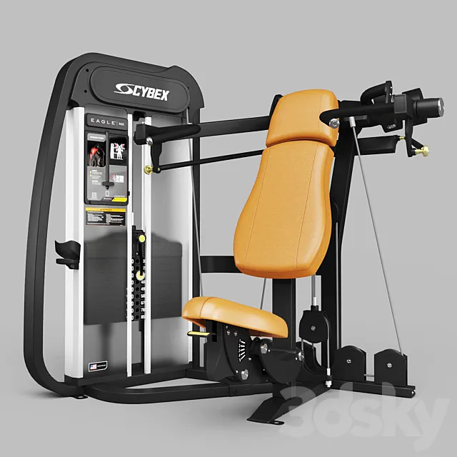 Cybex Strength Training Equipment 3D Model