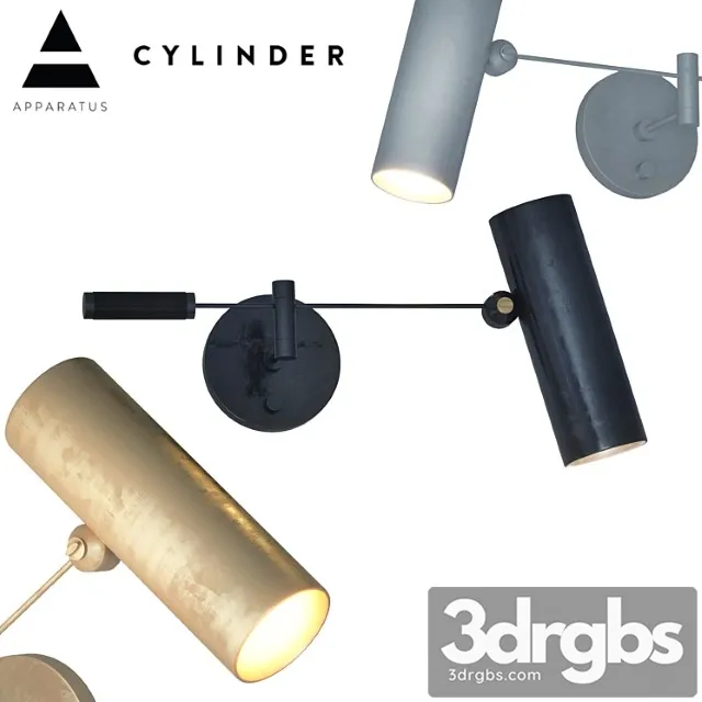 Cylinder swing arm sconce 3D Model Free