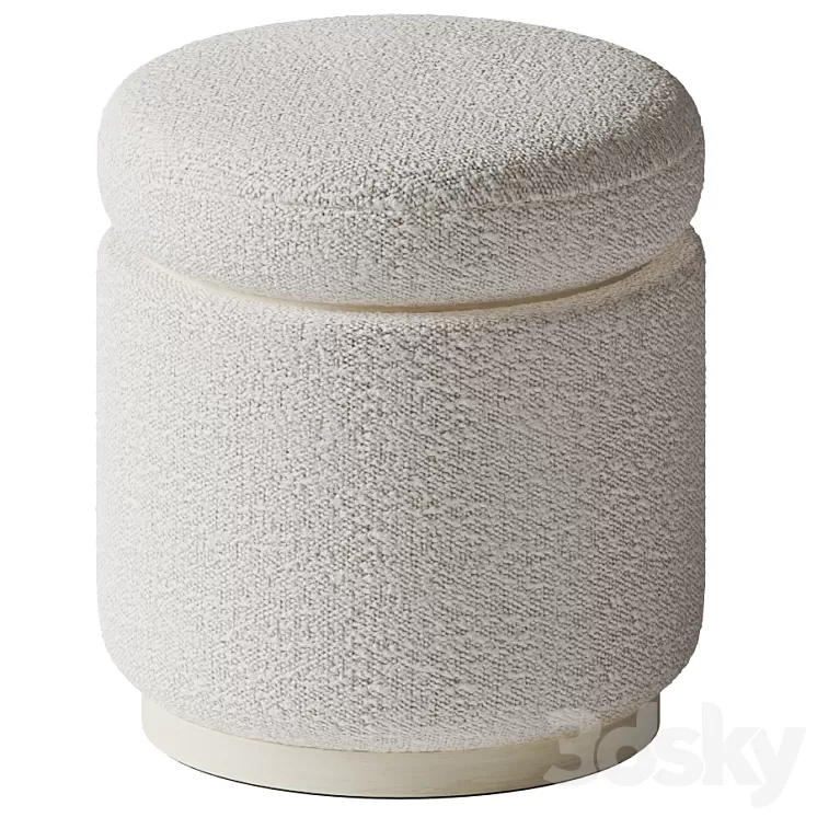 Cymax - Linon Hawn Wood 3D Model