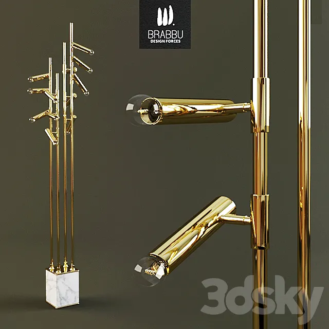 CYPRES | FLOOR LIGHT 3D Model