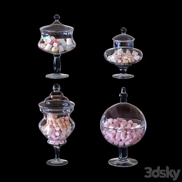 CYS Glass Candy Buffet Jar and Marshmallow Free Download