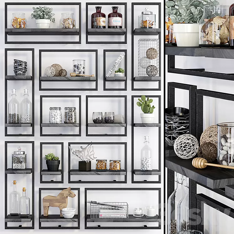 d-Bodhi Shelfmate (BLACK) 3D Model