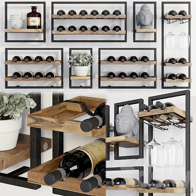d-Bodhi shelfmate. winemate 3DModel