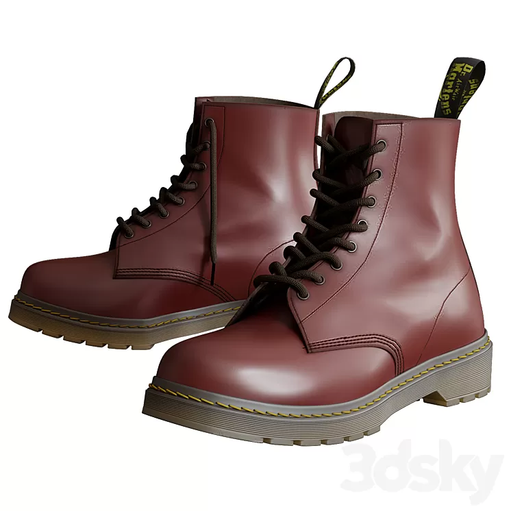 D.R. MARTENS 1460 SMOOTH 3D Model