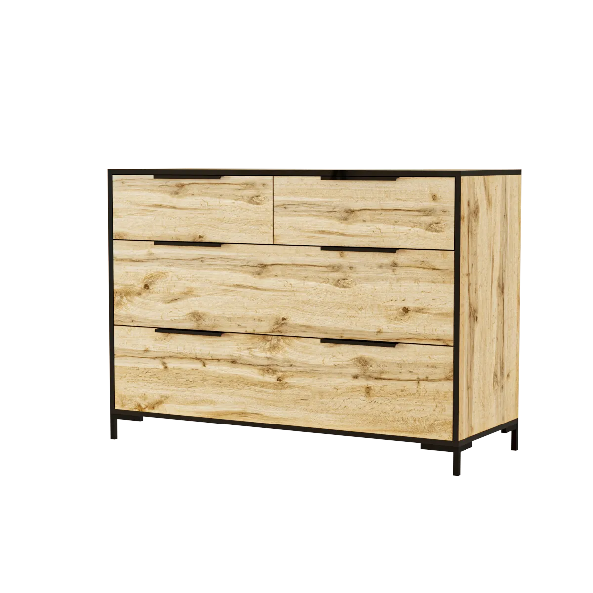 Комфорт Мебель - Chest of drawer 4SH.1190 Loft 3D Model