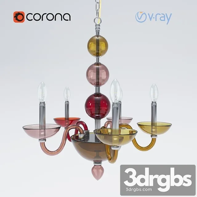 Люстра lampadario 3D Model Free