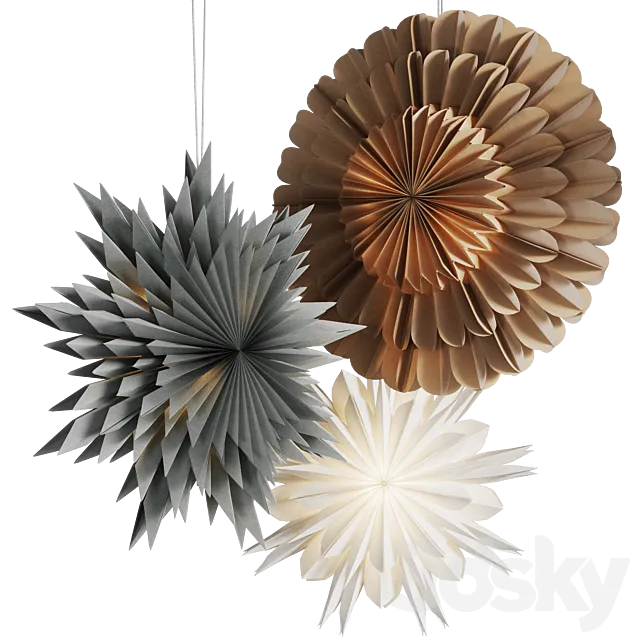 Новогодний декор от Nordic Nest 3D Model