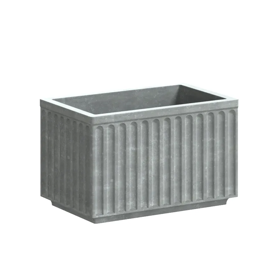 Петро Бетон - Planter with flutes 3D Model