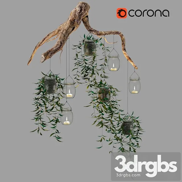 Сascading Chandelier 3D Model Free