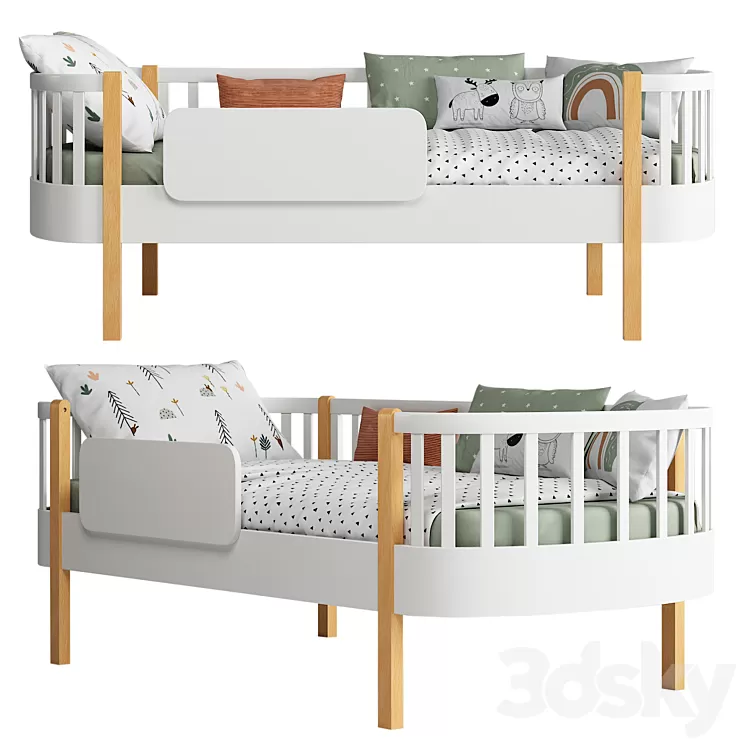 Сhildren's bed Askona Woody 3D Model