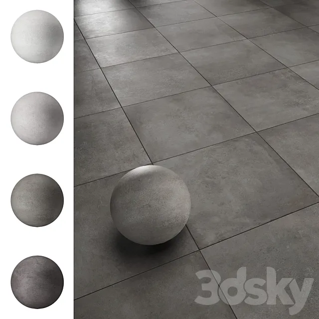 Сoncrete slab Caesar Wide 3D Model