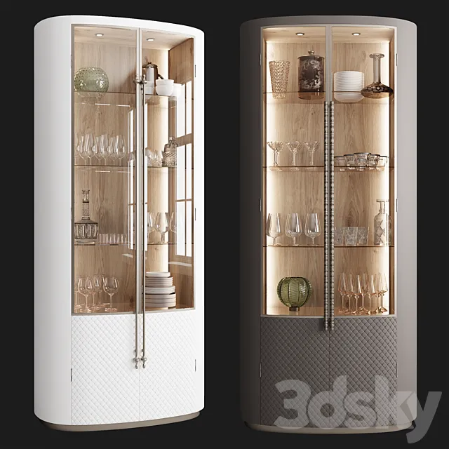 Сupboard with dishes My Design №9 3D Model