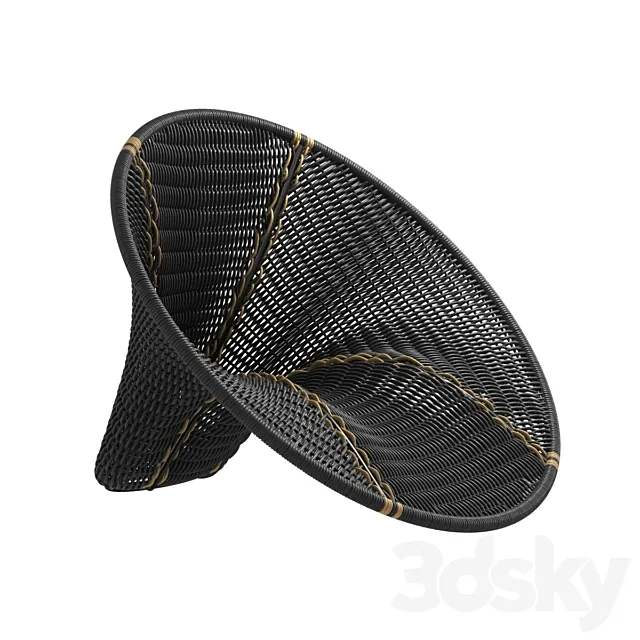 Da a italia chika round chair 3DModel