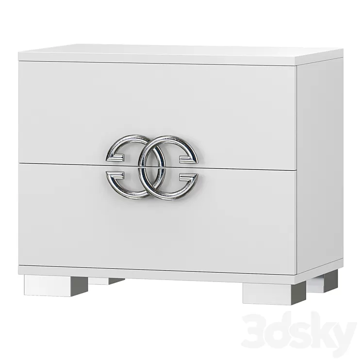 Dafne bedside table 3D Model